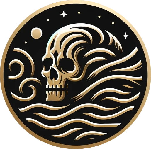 Dead Egos Logo of a skull